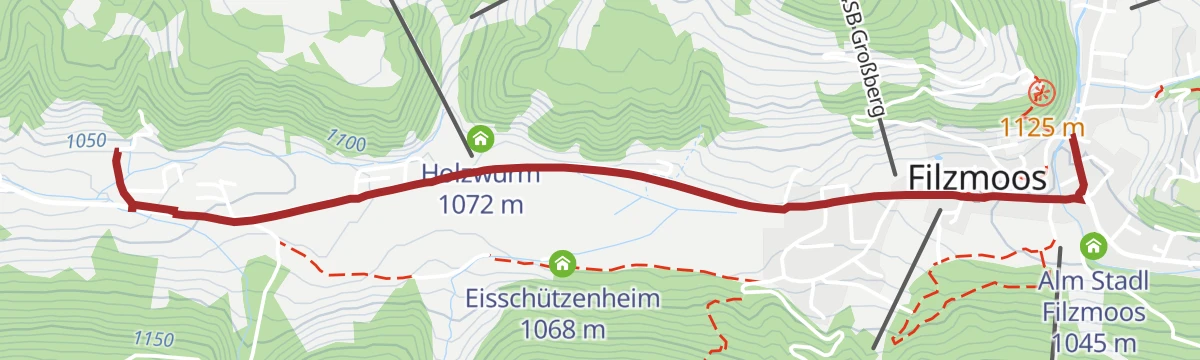 Route map: Bärtl Kinder & Familien Tour zum Kirchgsshof-Eisstadl